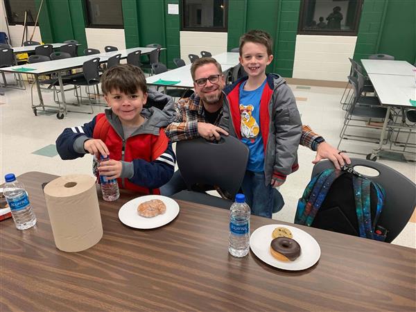 Pastries with Parents family event